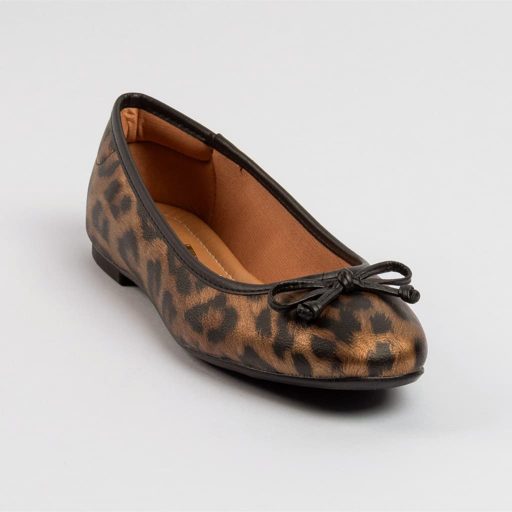 Sapatilha Vizzano Feminina Clássica Animal Print Onça Original Conforto 1432105