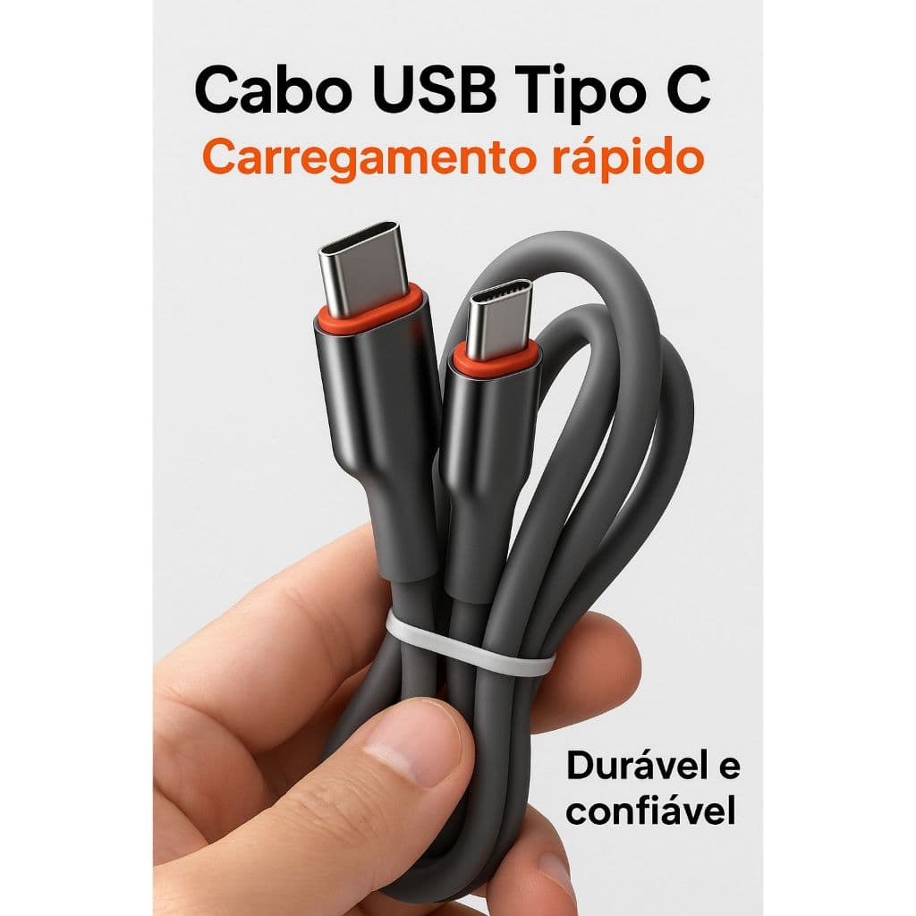 Cabo USB Tipo-C de Alta Performance