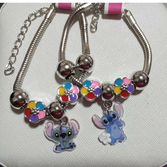 Pulseira ajustável do Stitch - Linda pulseira Stitch