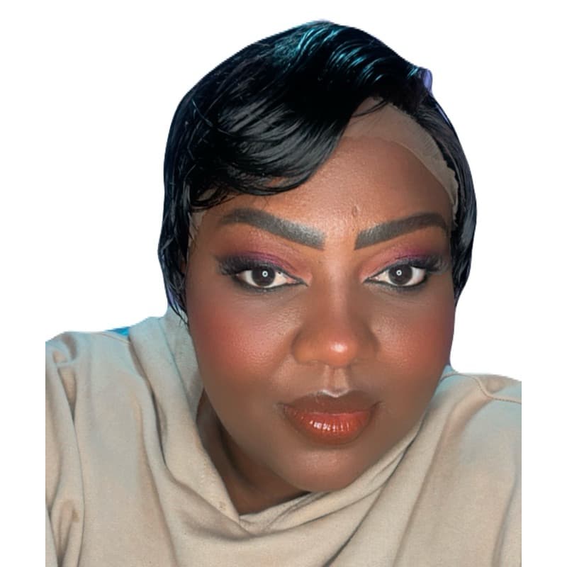 LACE WIG  -Cabelo Humano - MORENA ILUMINADA