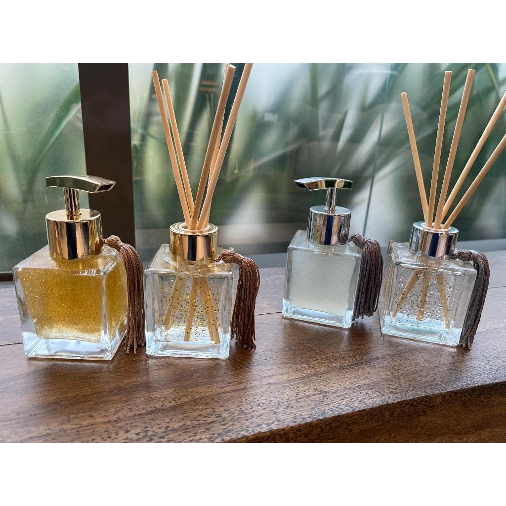 Sabonete Líquido e Difusor de Aromas com Essência Glitter