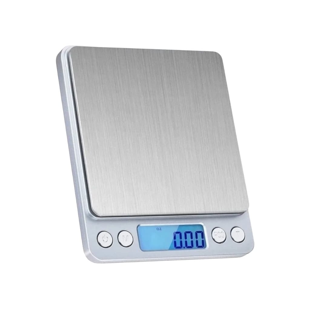 Balança Digital 0,1g até 2kg alta precisão Painel de LED Azul