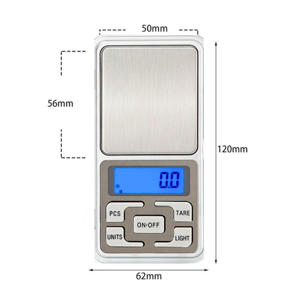Mini Balança Digital Eletrônica de Precisão a partir de ( 0.01 ) gramas até ( 200) gramas..