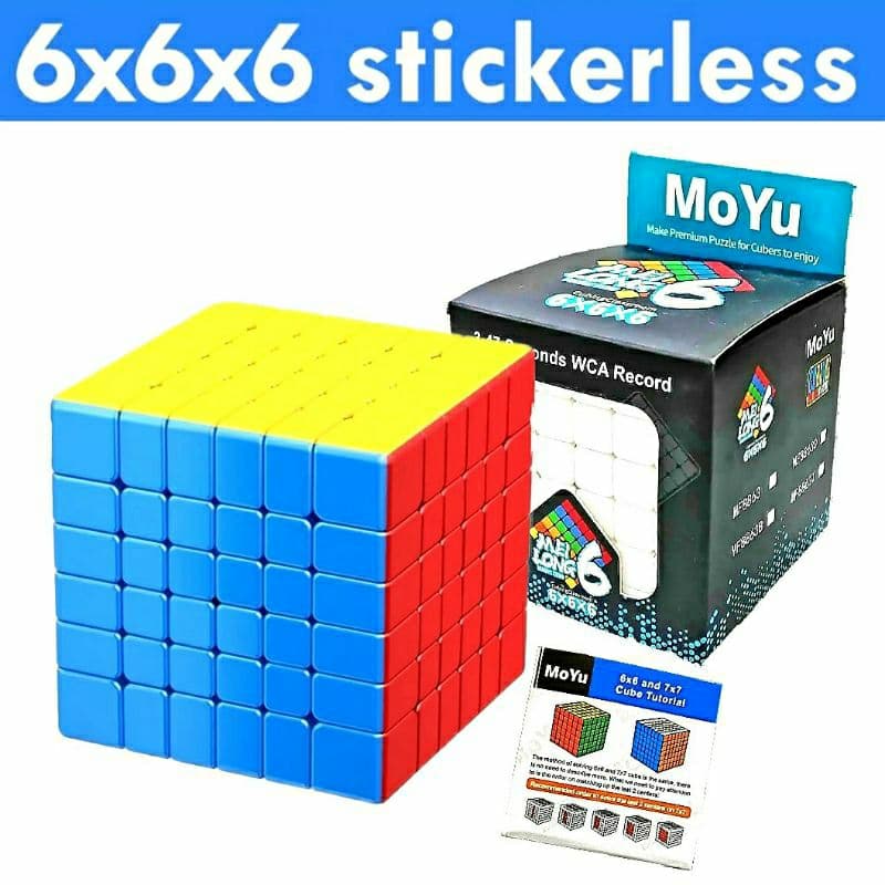 Cubo Mágico Profissional 6x6x6 Original Speed Gold Edition