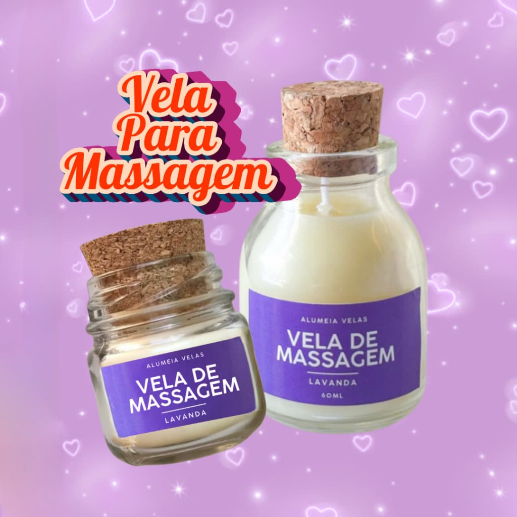Vela de Massagem Relaxante | Vela Hidratante | Candle Massagem | Aromaterapia