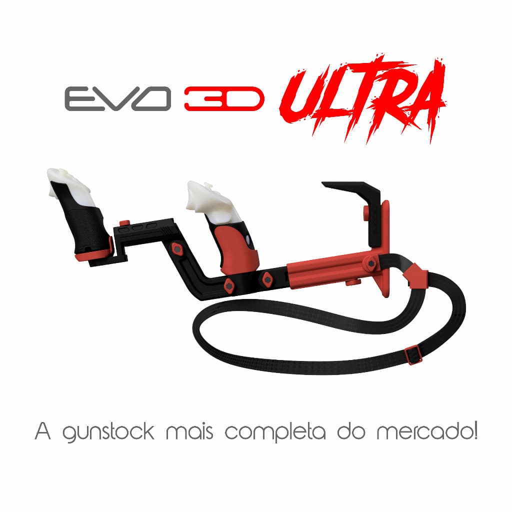 Gunstock Evo3D ULTRA - Suporte de armas para Realidade Virtual (VR)