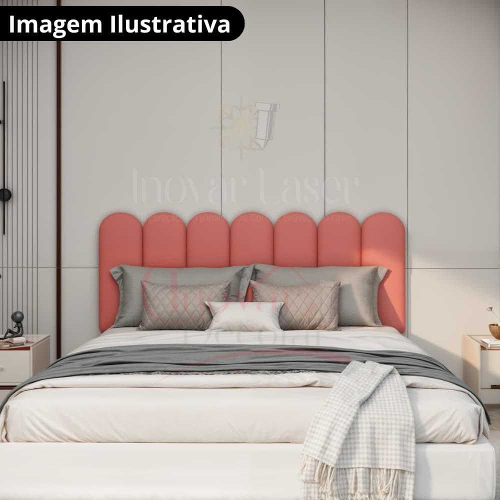 CABECEIRAS MODULAR DECORATIVA ESTOFADAS NUVEM VARIAS OPÇÕES  CAMA BOX SOLTEIRO CASAL QUEEN KING