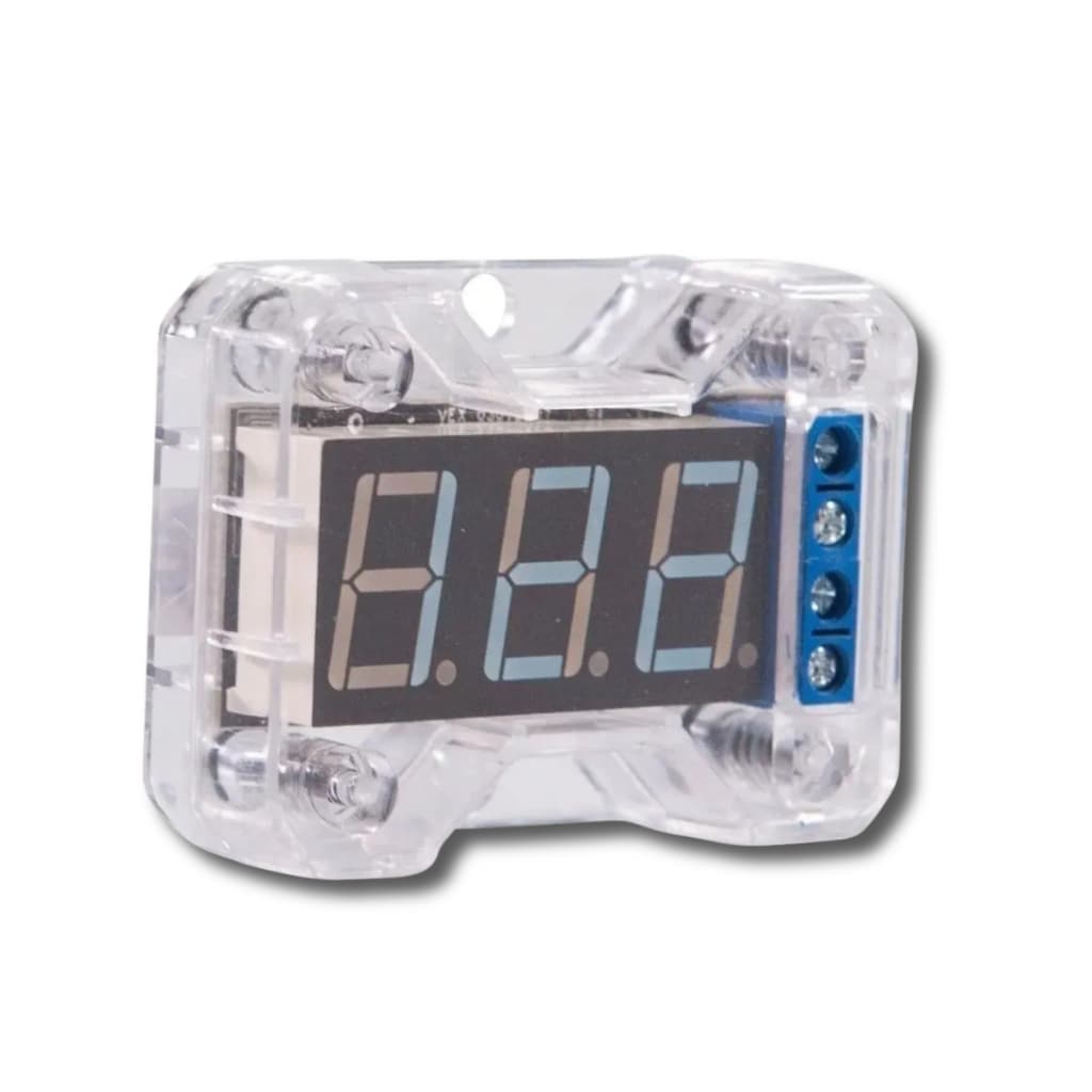 Voltímetro Digital Expert Vex 1.0 Som Automotivo Led Azul