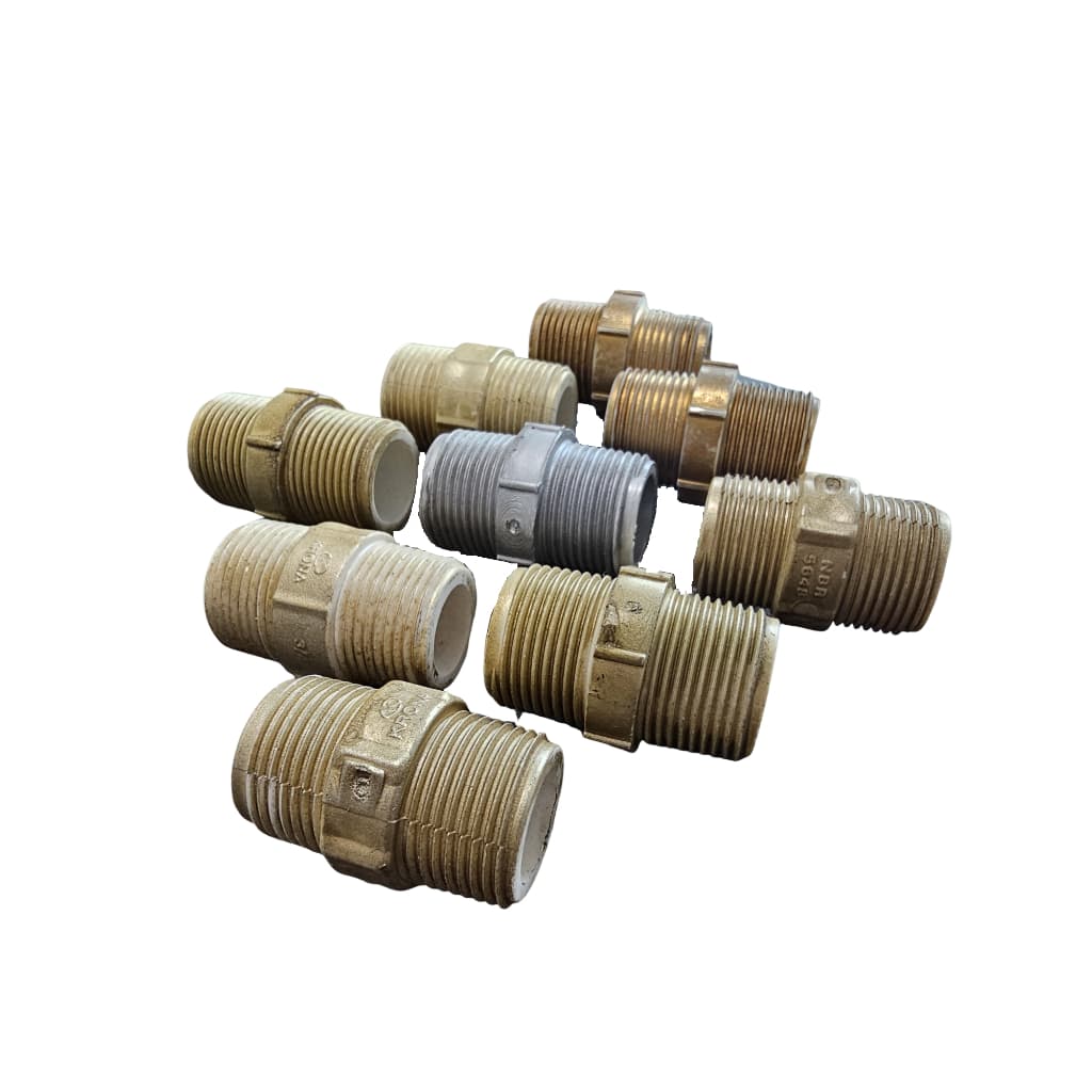 Kit Com 9 Niples De 3/4 Coloridos PVC KRONA