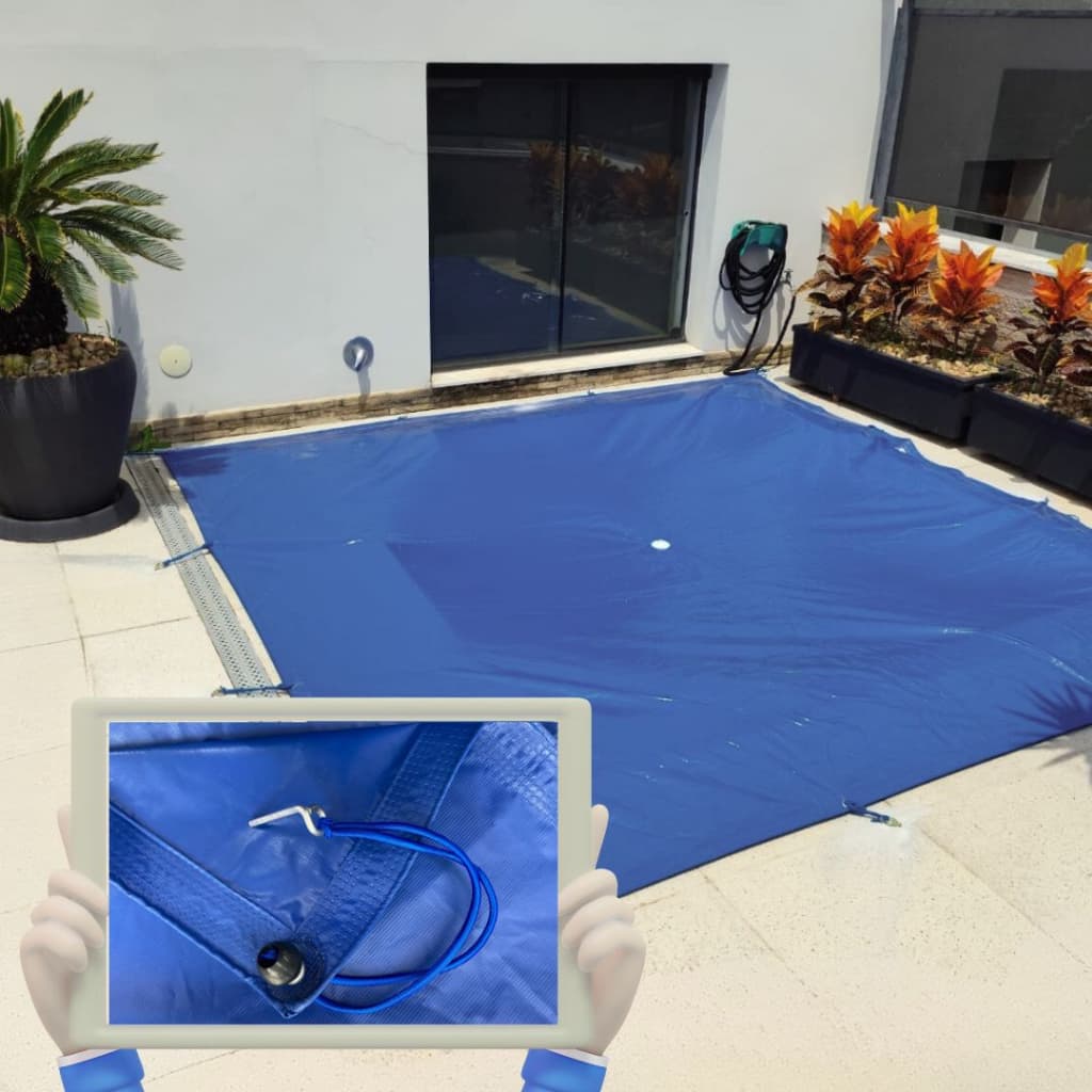 Capa Piscina 11x6 Emborrachada Forte Leve + Kit + Oferta Acquacapas2