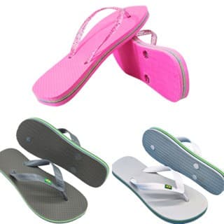 kit 2 pares de chinelo com bandeirinha