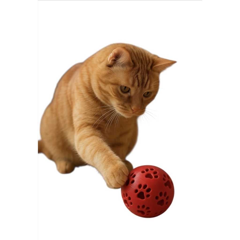 Kit Bolinhas com Guizo – Azul + Vermelha Bolinhas para gato com Guizo