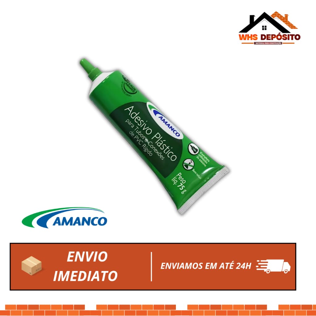 Adesivo Plástico AMANCO para PVC Rígido – 17g ou 75g