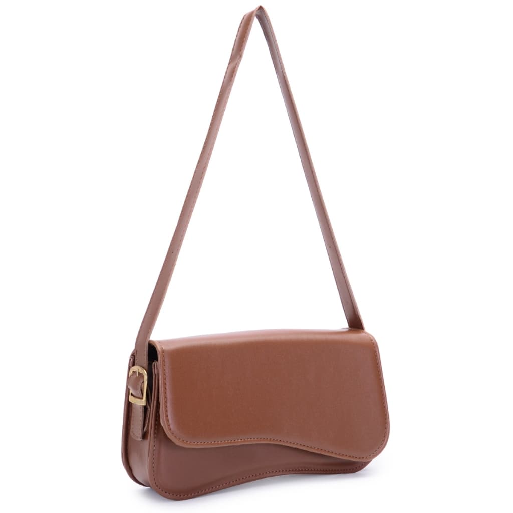Bolsa Feminina Baguete de Ombro chic estilo minimalista