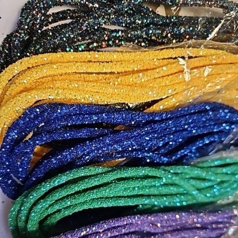 1 Metros de tubo de Strass com glitter para artesanato
