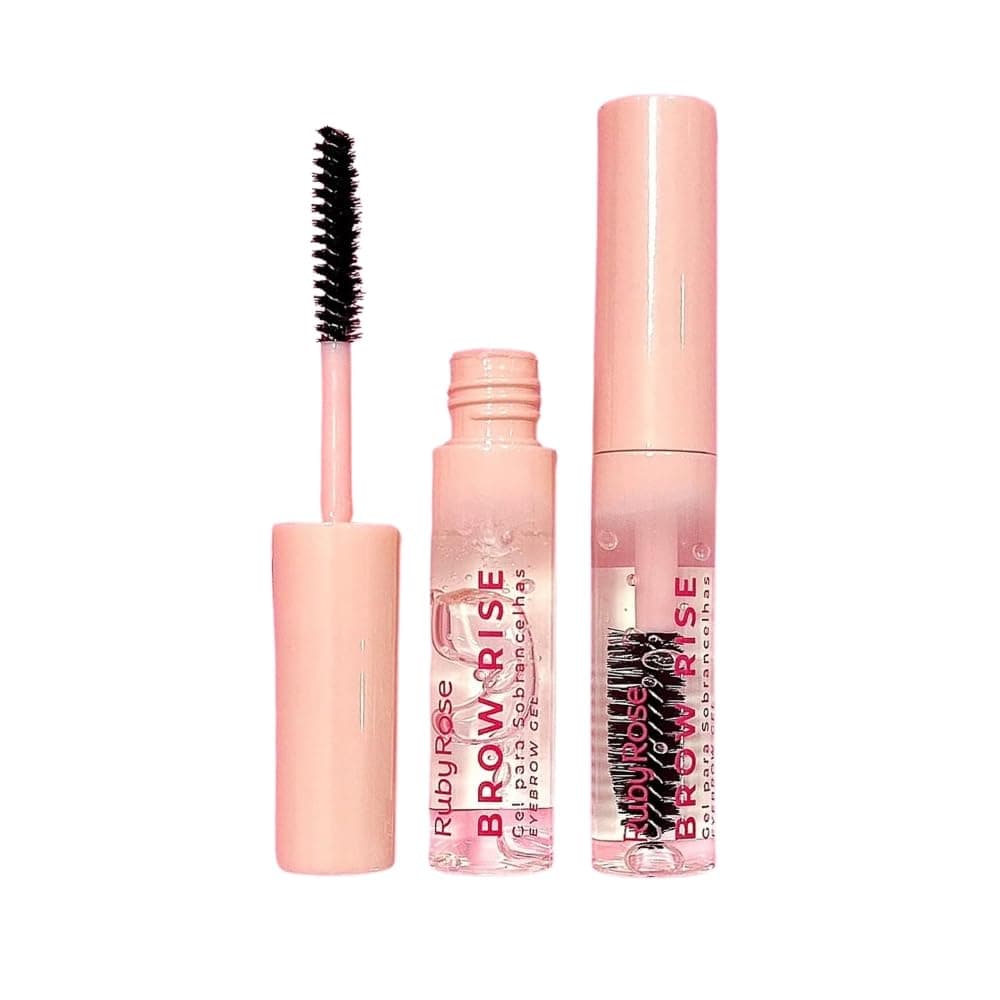 Gel para Sobrancelha Ruby Rose Brow Rise | Modela, Fixa e Alinha Fios | Efeito Brow Lamina Natural