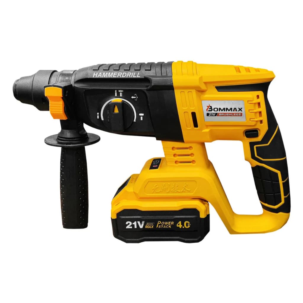 Martelete Rotativo Rompedor Furadeira Industrial 2 Baterias 48v