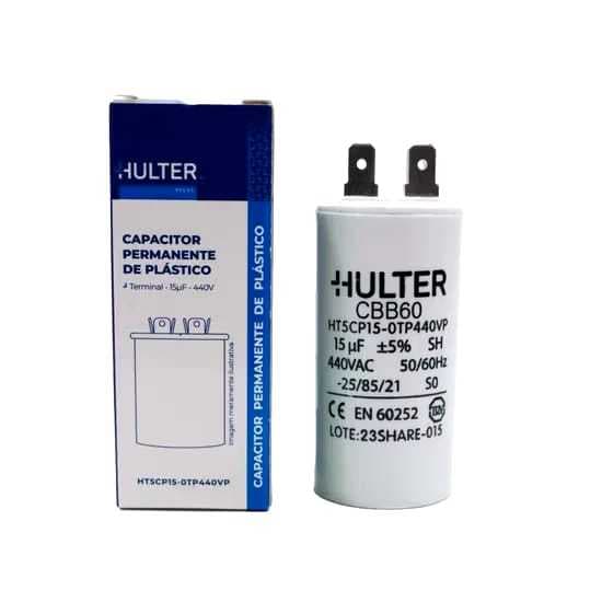 Capacitor 15uf 440v Hulter Maquina de Lavar Lavadora Tanquinho Motor Portão