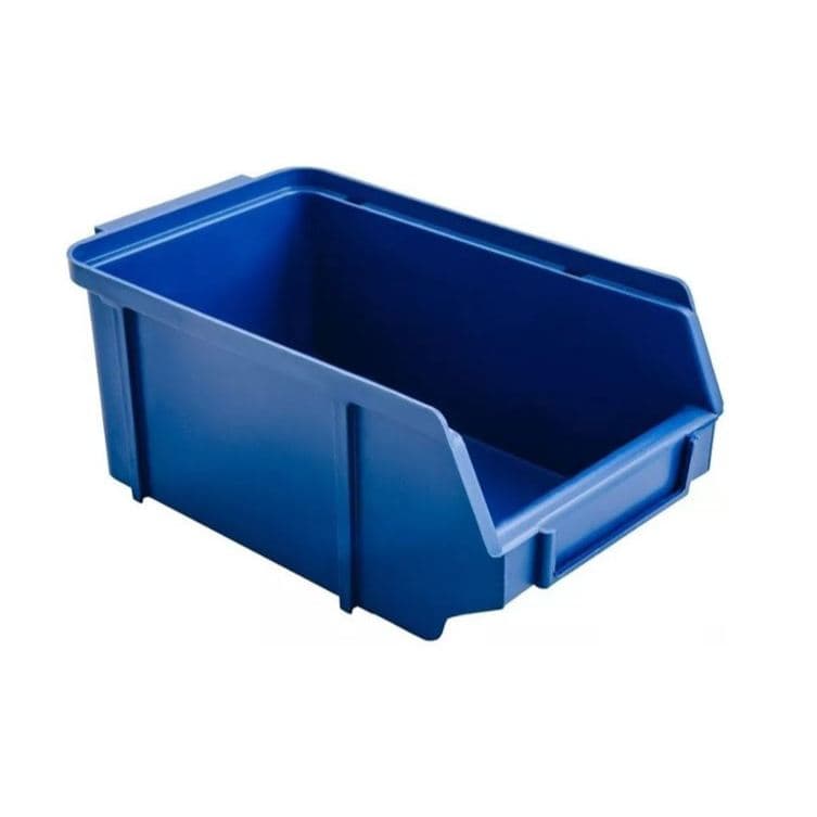 Gaveteiro Bin Kit Nº 6 6 Peças Azul Parafusos Prateleira Organizador Caixa