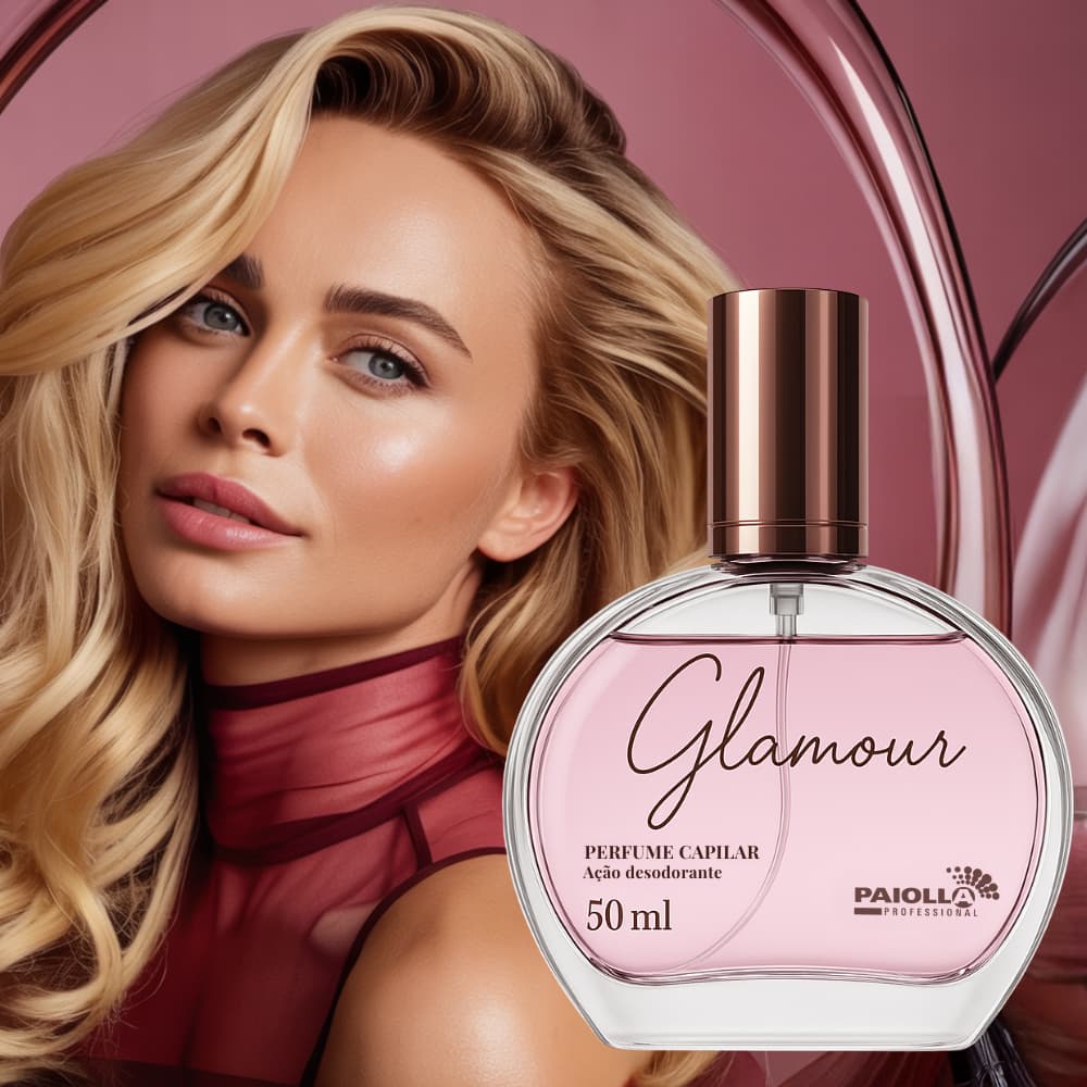 Perfume Capilar Feminino 50ml Fragrâncias Luxuosas Brilho e Fixação nos Fios Paiolla Professional