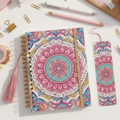 caderno a5 personalizado caderno escolar caderno de arame caderno com paginas coloridas