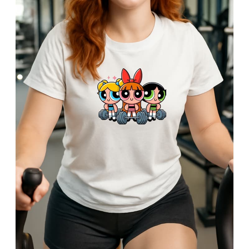 Camiseta Blusa Streetwear Academia As Meninas Superpoderosas  100% Algodão Premium  Envio Imediato