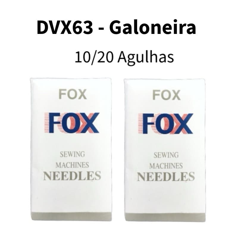 10/20 Agulhas DVx63 Galoneira Nº9/10/11/12/14/16/18 Maquina Costura Industrial