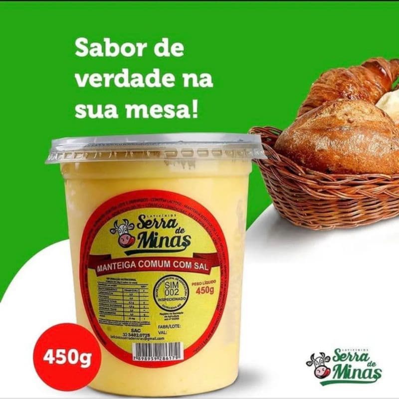 Manteiga da roça 1kg de minas triângulo mineiro  Original