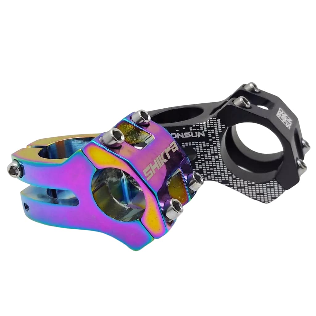 Mesa Avanço Suporte Guidão 31.8mm X 45mm Alumínio GRAU WHELLING Gios Gtu Falcon Shimano Sanrace Trek