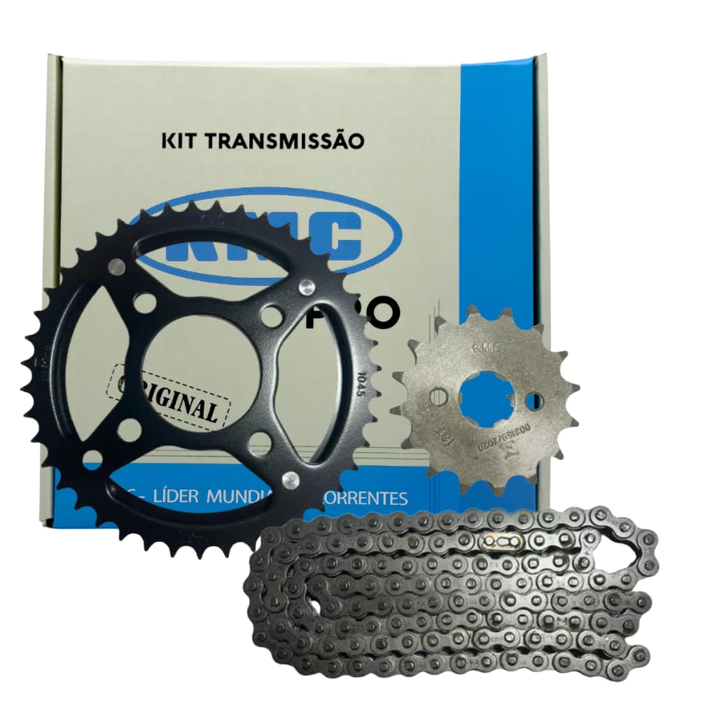 Kit Relação Transmissão Cg Fan Titan 160 150 2016 2018 2020 2023 2025 Kmc