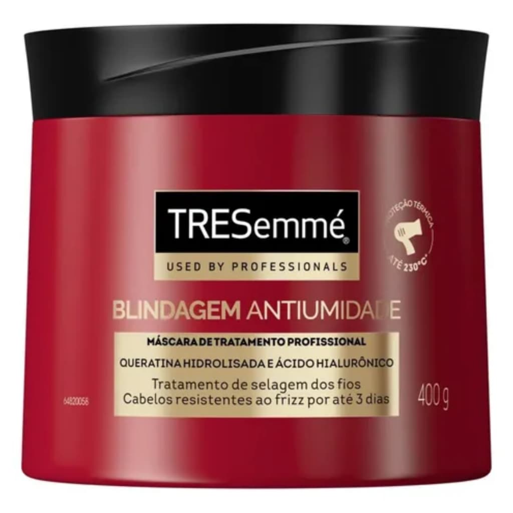 Máscara Tresemmé Blindagem Antiumidade Proteção Térmica 400g