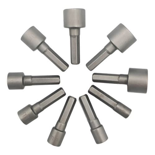 Kit de Jogo de Bits Soquete Canhão para Parafusadeira 5 A 13mm