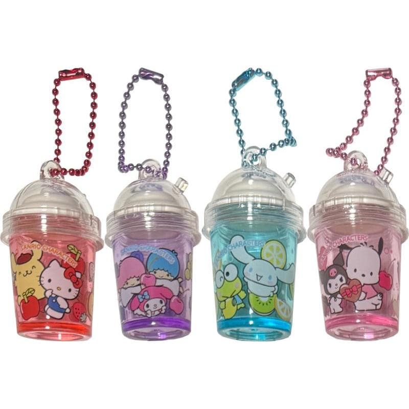 Sanrio Direct from Japansanrio Estojo De Acessórios Porta-Chaves Com Mascote Frappe (Hello Kitty E Pompompurin , My Melody Little Twin Stars , Cinnamoroll KerokeroKeroppi , Kuromi Pochacco)