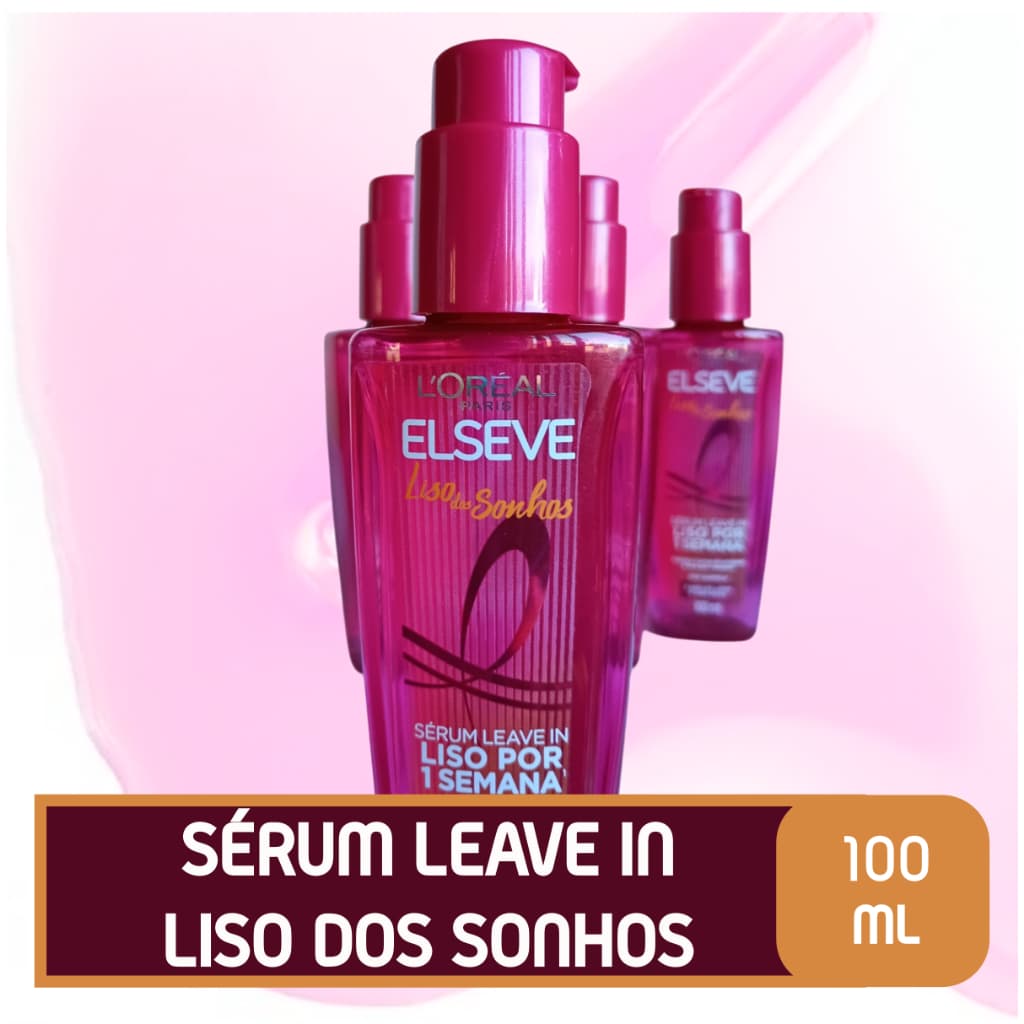 SÉRUM LEAVE IN ELSEVE LISO DOS SONHOS LISO POR UMA SEMANA - 100ML