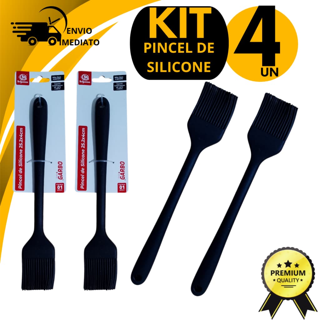 Pincel de Silicone Culinário Pincel Culinário Untar Forma Pincel Para Passar Manteiga Antiaderente