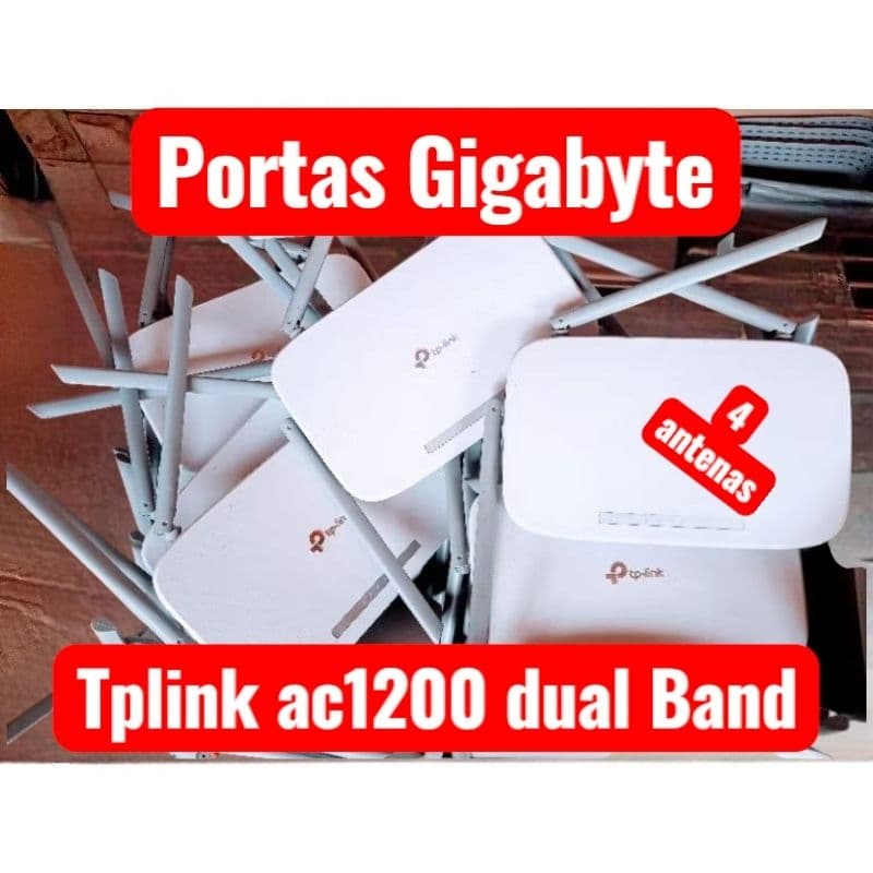 10 unidades Roteador TP-Link Archer G5 E C5 W 4.1 e fontes branquinhos limpos