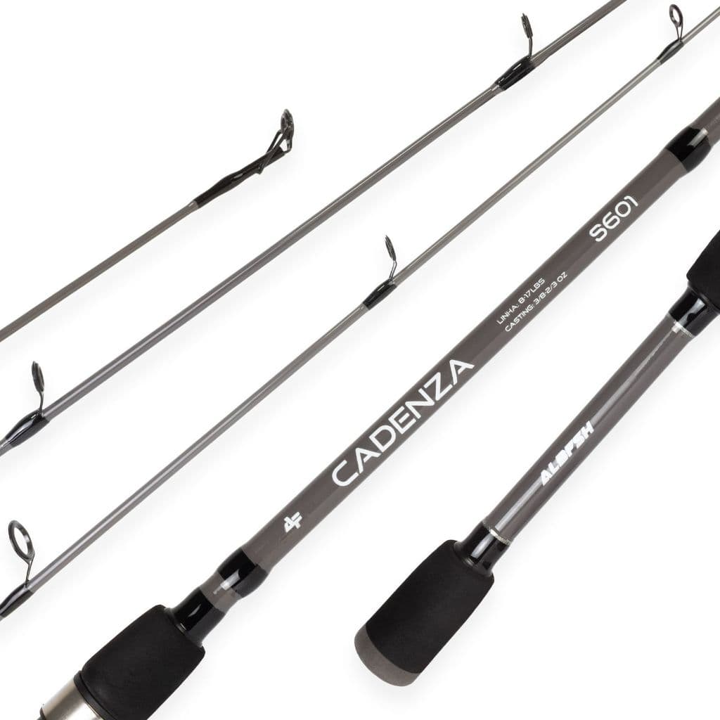 Vara Pesca P/Molinete Cadenza 1,80m 8-17lbs Rápida Albatroz 2Partes