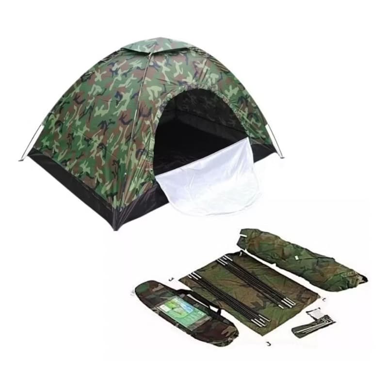 Barraca de acampamento 6 lugares Barraca Camping Camuflada Militar 6 pessoas menor preco promocao