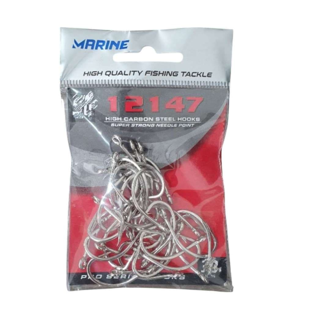 Anzol Pesca Marine Sports 12147 Nickel Super Resistente Varias Medidas