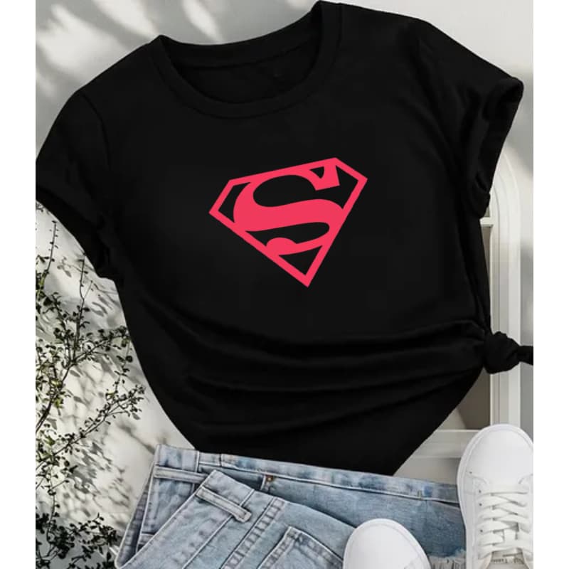 Blusa, Camiseta  Feminina T-shir Tendência Geek