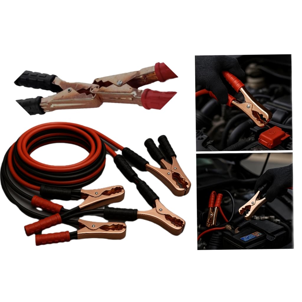Cabo auxiliar carregamento bateria veicular chupeta 500 AMP