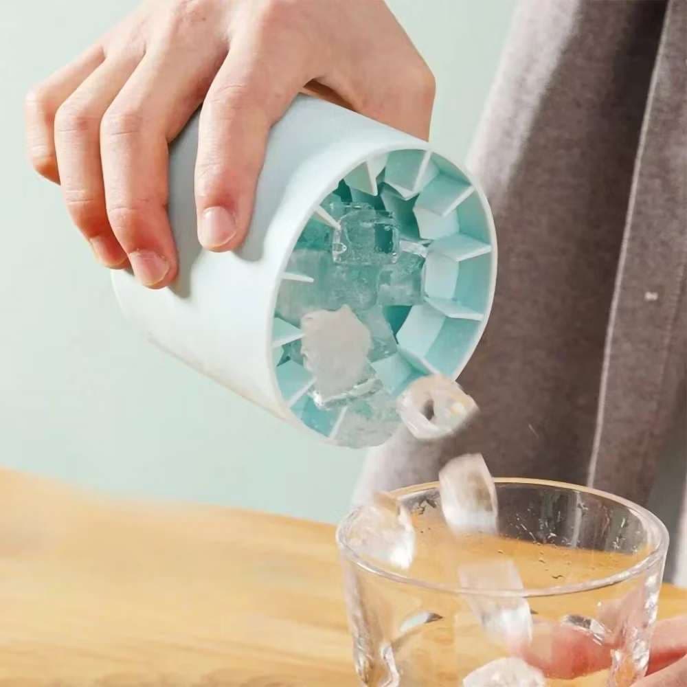 Copo de gelo de qualidade alimentar, fácil de desmoldar, balde para armazenamento de cubos de gelo