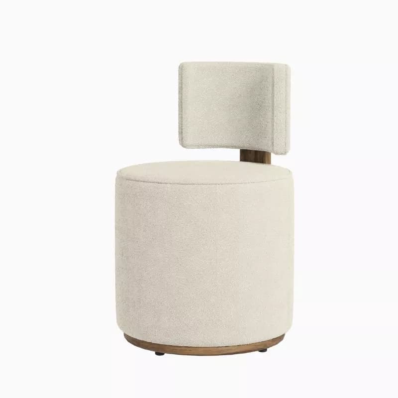 Poltrona Orgânico Ducale Decorativo para Sala Recepção Quarto Luxo - Bouclê e Couriço.