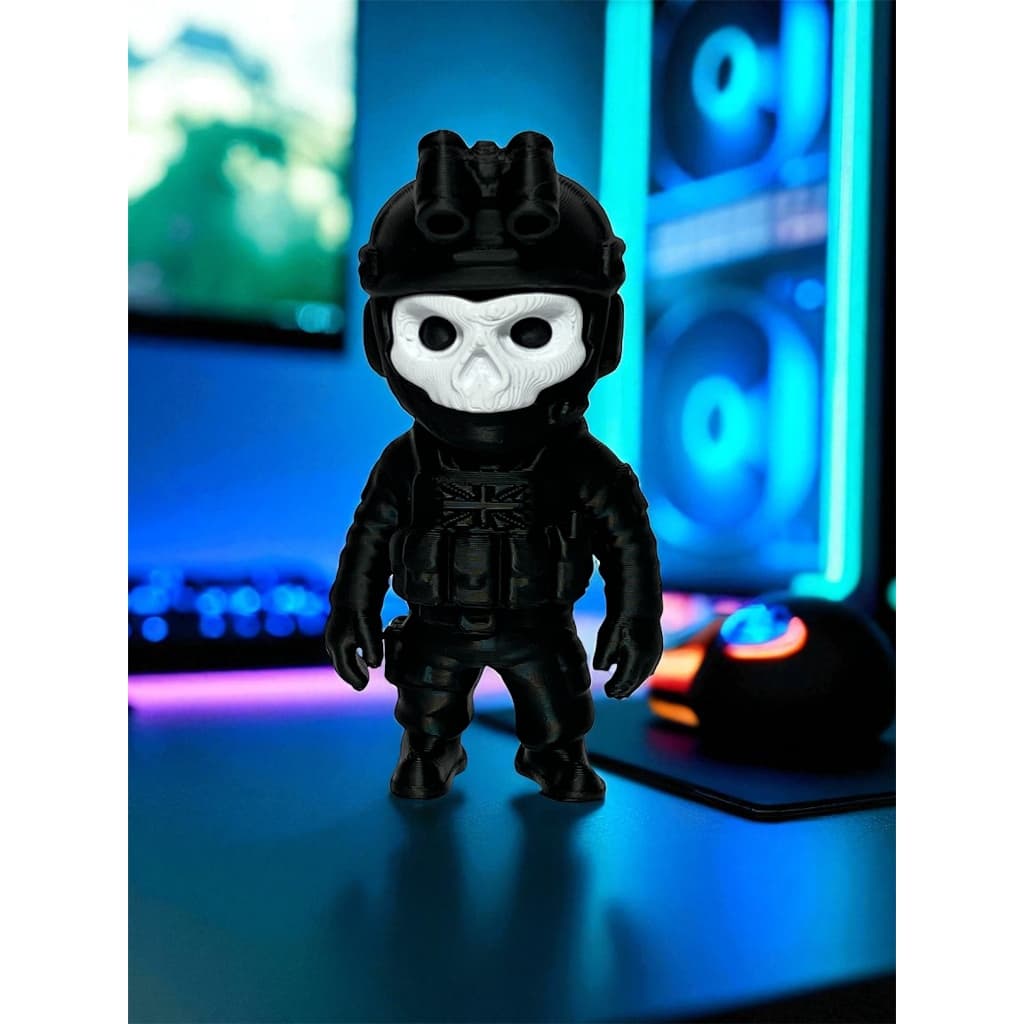 Boneco Ghost Call of Duty - Decoração Gabinete