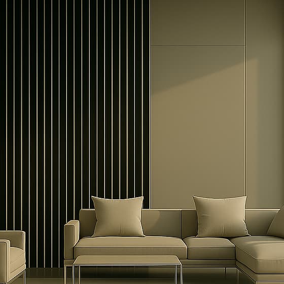 Revestimento Ripado Painel Placa Decorativa MDF 45x11,5 cm.