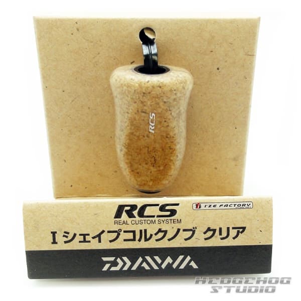 Botão I‑Shape Cortiça Transparente DAIWA/SLP WORKS – I‑Shape Cork Knob Clear