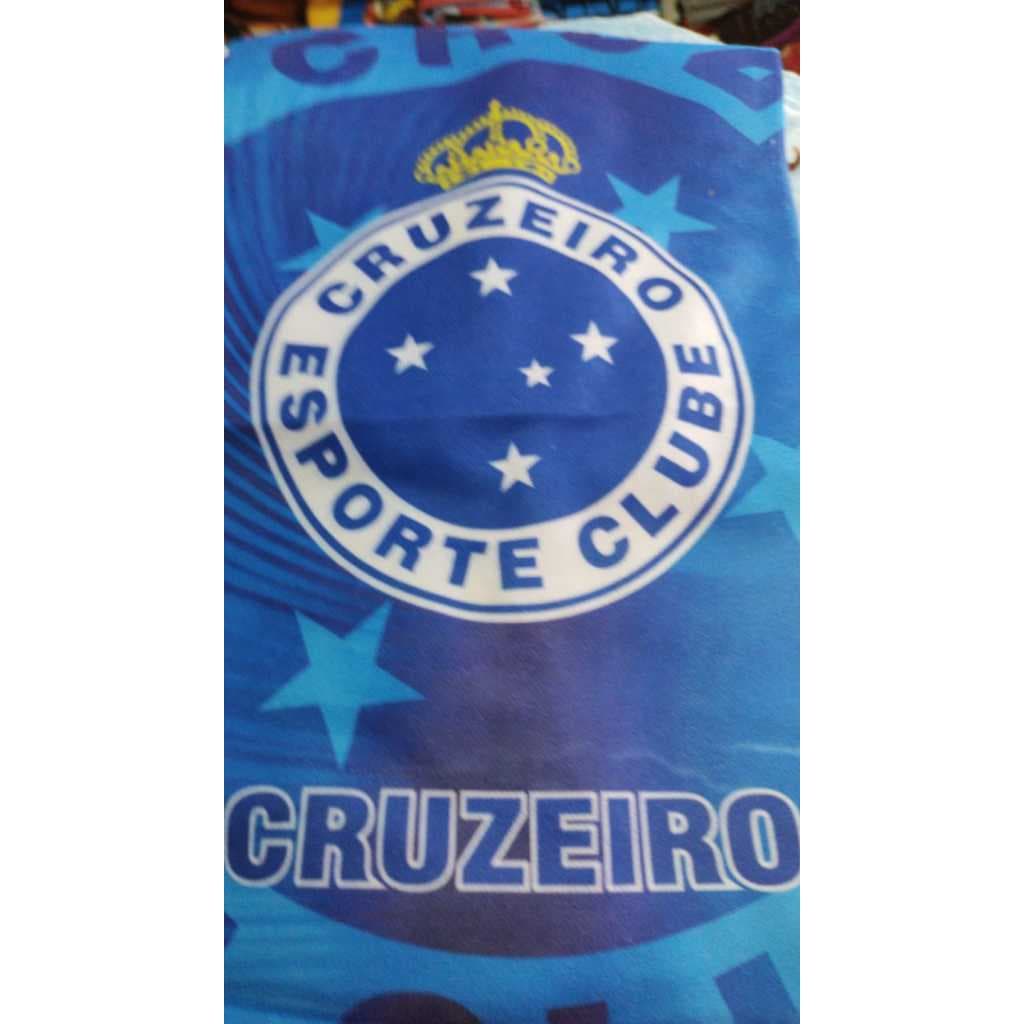 Toalha Grande Praia Piscina Time Cruzeiro Imperdível