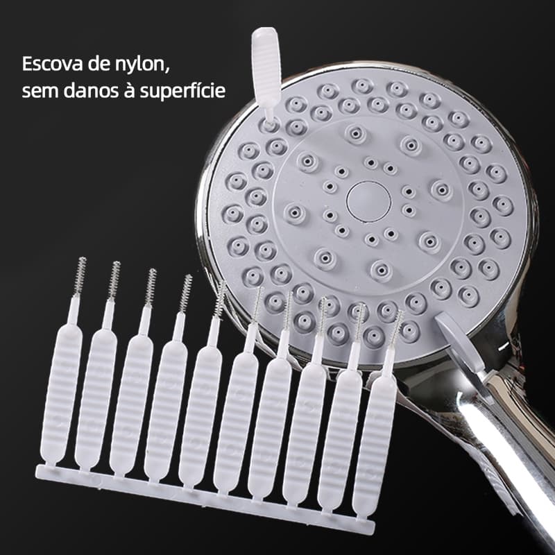 Kit 30 Escova Desentope Chuveiro Mini Limpador Celular Multifuncional