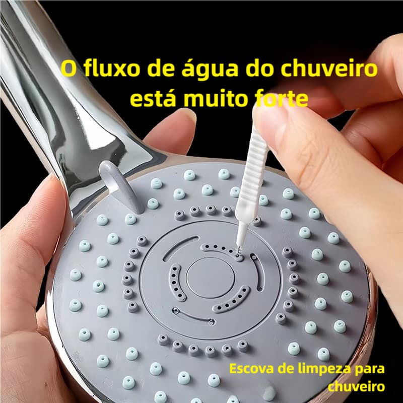 Kit 30, Escova Desentope Chuveiro Mini Limpador Celular Multifuncional