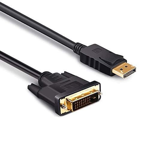 Cabo Adaptador Displayport Para Dvi Macho 1,8m Cor Preto